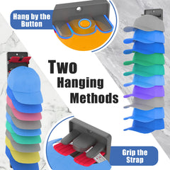 BRUBEQO adjustable storage closet hat display hanger