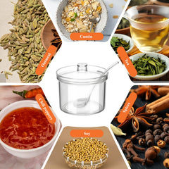 8 cm diameter 7 cm height sugar containers for kitchen