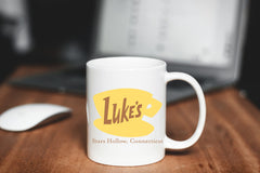 Retro distressed design double sided mug 11oz