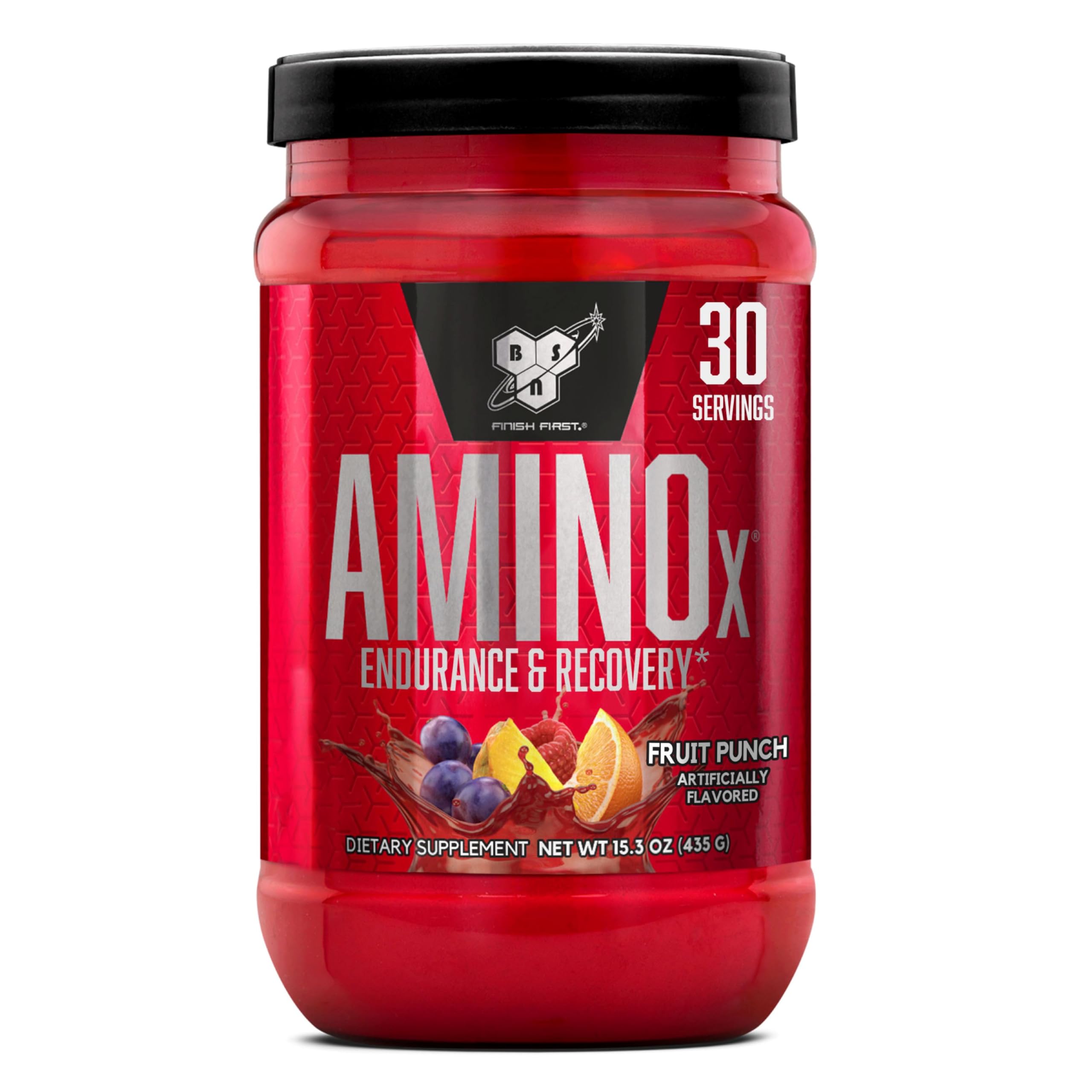 BSN Amino X BCAAs Recovery Powder product label