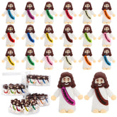 BSTCRAFT mini Jesus figures 80 pieces in 12 colors for Easter and Sunday School