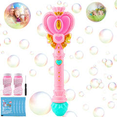 Bubble Wand for Kids princess heart bubble wand for girls