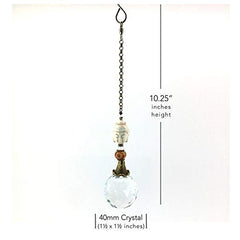 Howlite Buddha focal bead on sun catcher with Czech beads