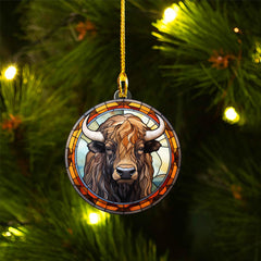 Buffalo Ornament hanging charm for interior rearview pendant