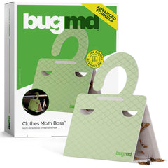 BugMD clothes moth traps for closets and wardrobes