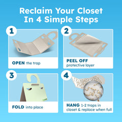 Non-toxic pheromone moth traps with sticky glue
