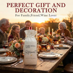 Buildinest retirement wine bag A07 versatile bottle gift bag
