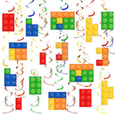 30 piece building blocks party favors set packaging