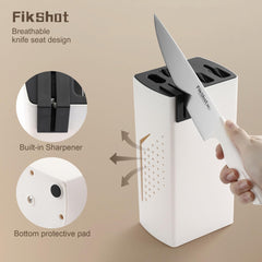 Serrated bread knife and carving knife blades