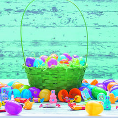 Bulk 24 pre-filled plastic Easter eggs with assorted candies