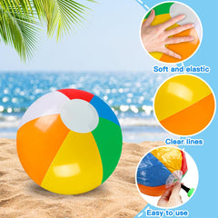 Beach balls bulk pack 24 for pool and beach use