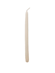 Fragrance free ivory taper candles for weddings and dinners