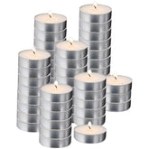 Bulk Mini Tea Lights 50 pack unscented white for Shabbat