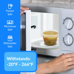 Microwave safe 16 oz deli containers for meals
