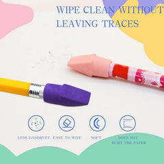 Bulk 400 piece pencil top erasers for classrooms