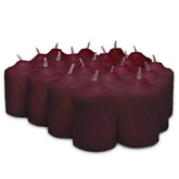 Burgundy Mulberry scented votive candles set of 20