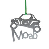 Burke Metal Work Moab UTV Ornament 3x3 inch steel keepsake