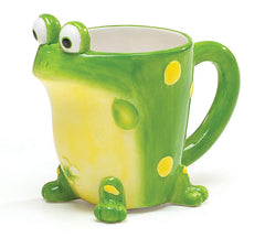 Burton Frog Coffee Mug with Gift Box 10 oz porcelain ceramic mug with large handle