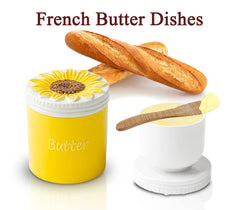 Water line seal butter keeper lid close-up