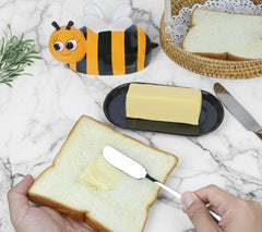 Butter keeper featuring a cute bee design