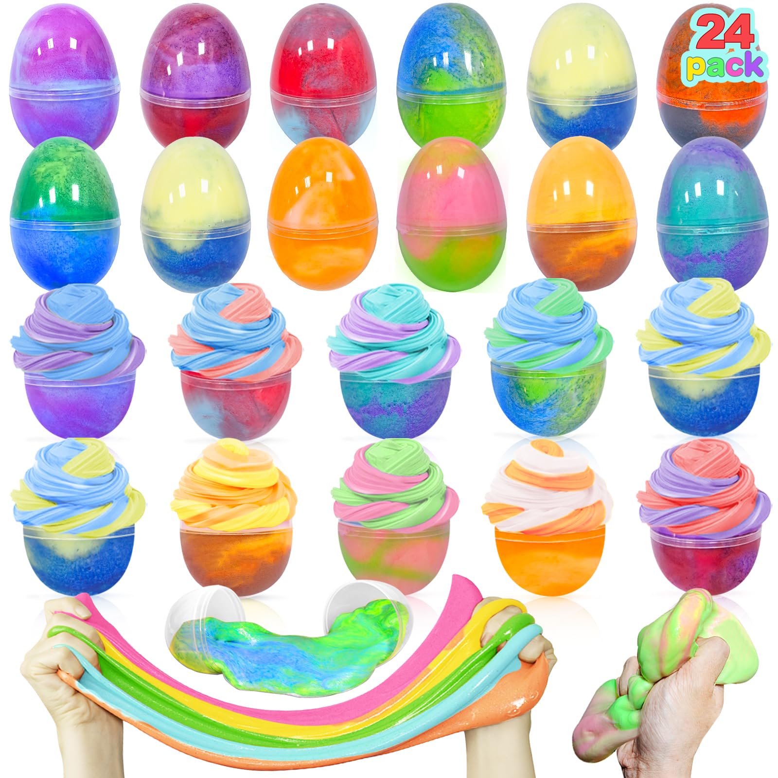 24 pack butter slime Easter eggs for kids