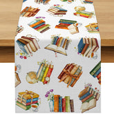 Buxiuer table runner reading party decor 13x72 inches