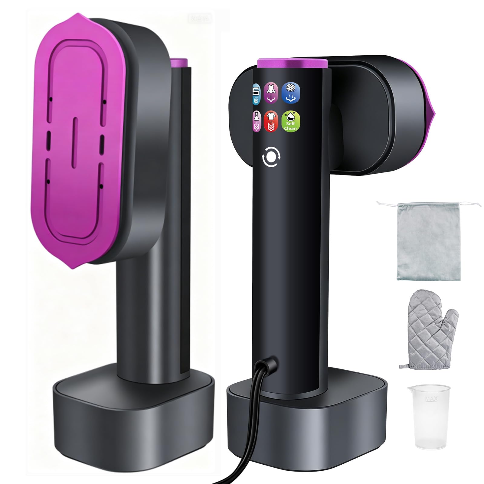 BXKEE Handheld Garment Steamer compact 2-in-1 design
