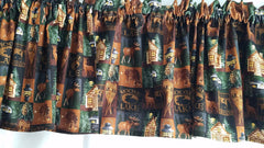 100% cotton valance curtain made in America