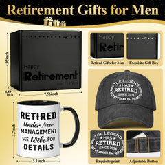 Printed ceramic mug included in Cabtnca retirement gifts for men
