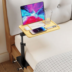 CACHOLIV adjustable bedside shelf with clip on pole