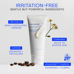 Fine perlite exfoliant in The Outset exfoliating polish