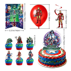 Cake topper and 24 cupcake toppers included in set