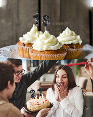 Environmentally friendly safe odorless birthday candles