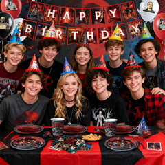 Cake topper included in Stranger 5 TV Birthday Decorations Set