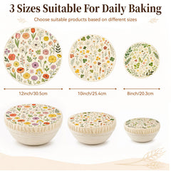 calaytaly 10 inch beeswax bowl cover for bowls