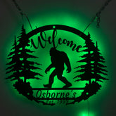 CALILI custom name LED sign 8 inch size metal wall art