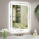 Callsky 24 x 32 LED bathroom mirror dual lighting