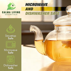 Removable infuser for blooming and loose leaf brewing