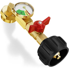 CALPOSE propane refill adapter 90-degree elbow design