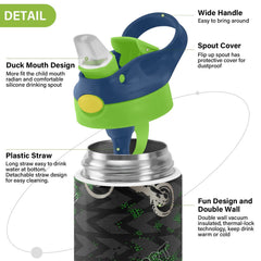 Camouflage Motocross Riding pattern on SDMKA kids bottle