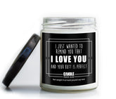 Candle Maker Dude 9-ounce scented candle packaging