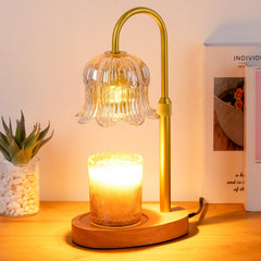 Candle Warmer Lamp electric timer with flower design