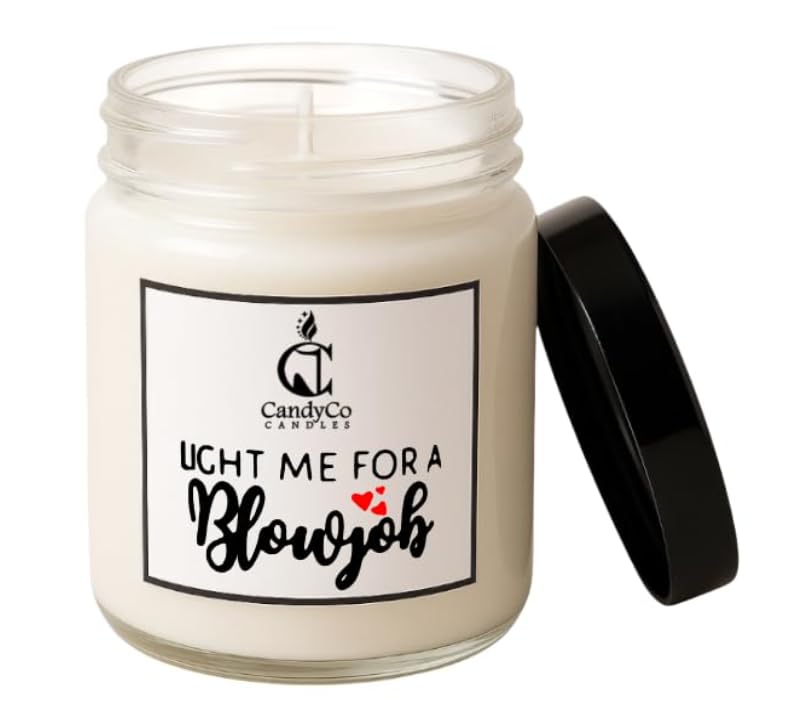 CandyCo. Candles Peppermint Cedar Clove Eucalyptus Soy Wax Candle 9oz in clear jar