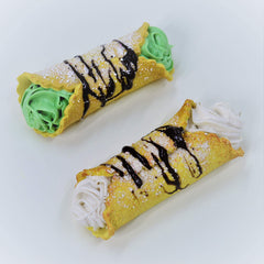 not edible cannoli christmas ornament for tree display