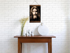 Shroud of Turin canvas print religious artwork