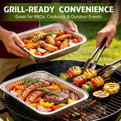 Capeivan Home Collection disposable foil pans with lids image two