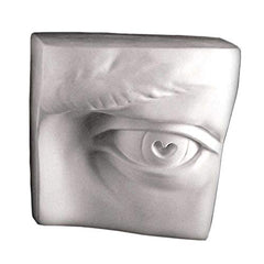 Caproni Collection plaster cast sculpture David left eye 8x7x5 inches