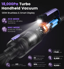 car vacuum portable cordless 120w motor