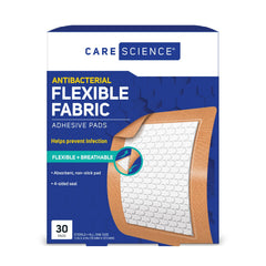 Care Science Fabric Adhesive Pad Bandages extra large 3x4 inch package