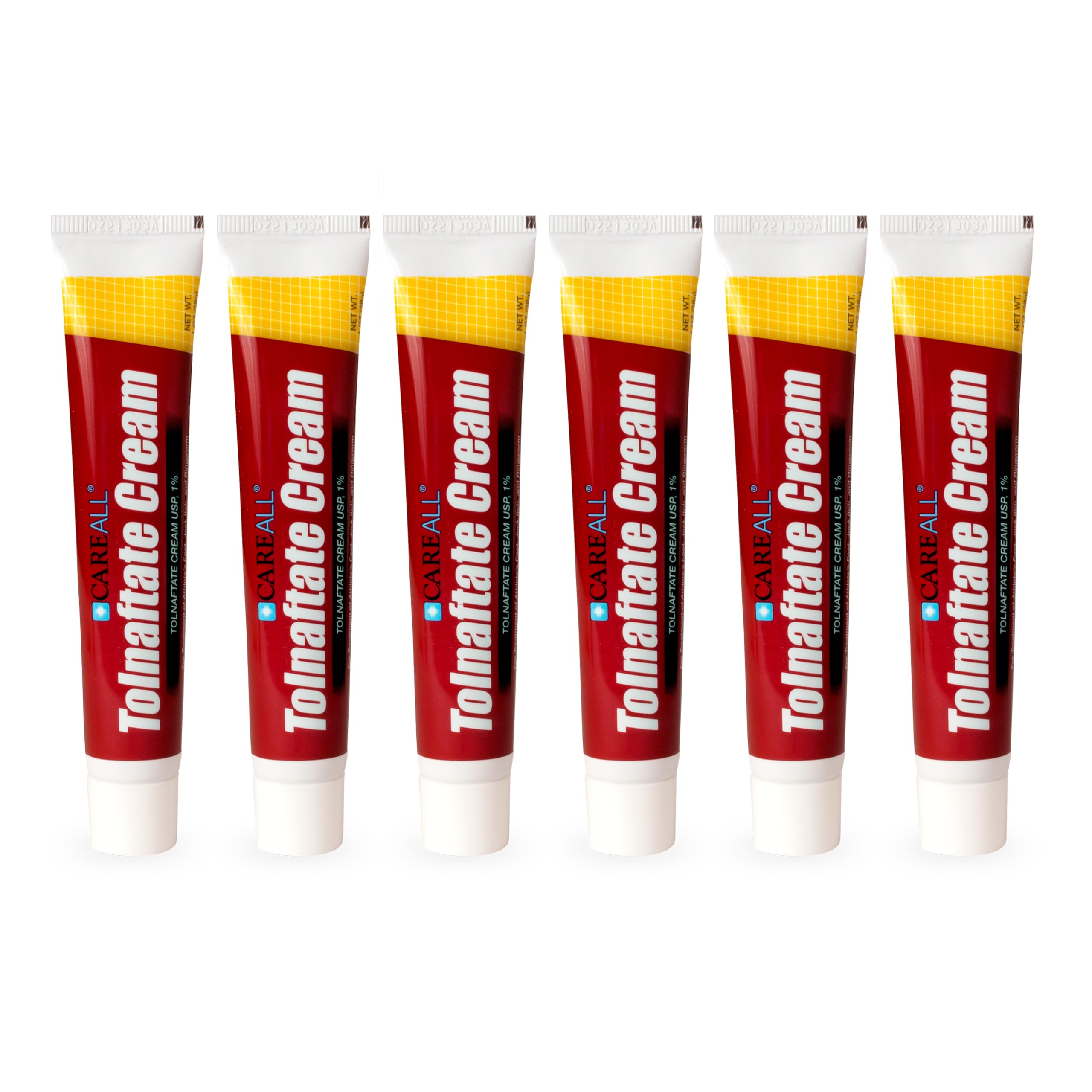 CareAll Tolnaftate Cream 1% 1oz tube packaging label
